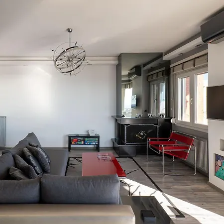 아파트 F & B Collection - Seaview 2 Bedroom Flat 테살로니키